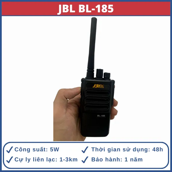 bộ đàm cầm tay jbl bl-185 bo-dam-cam-tay-jbl-bl-185