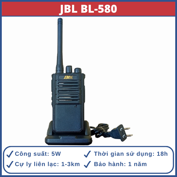 bộ đàm jbl bl-580 bo-dam-jbl-bl-580